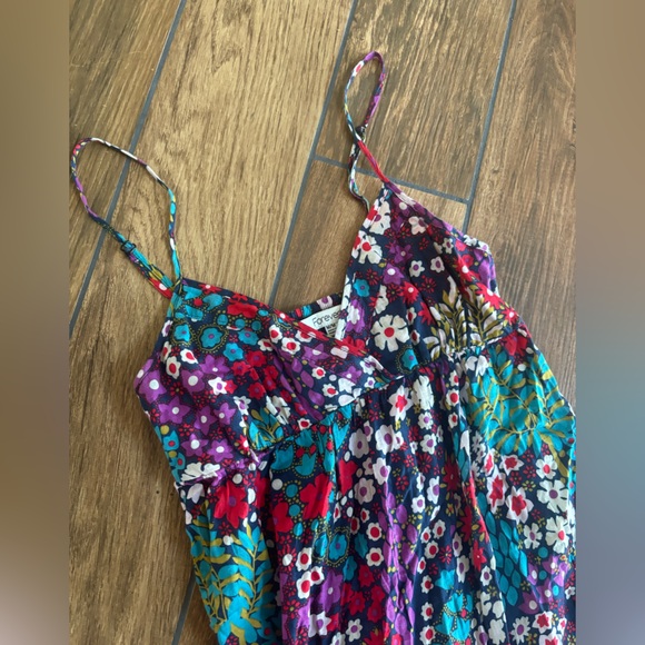 Forever 21 Vintage Floral Maxi Dress Size M - Picture 2 of 3